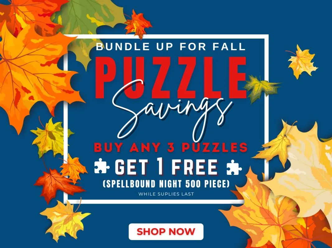 Bundle up for Fall! Buy 3 Puzzles - Get 1 Free!