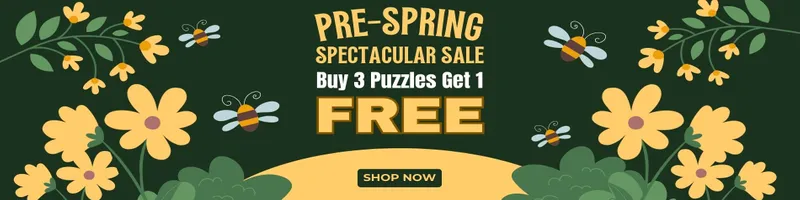 Pre-Spring Spectacular Sale: Buy 3 Puzzles Get 1 Free