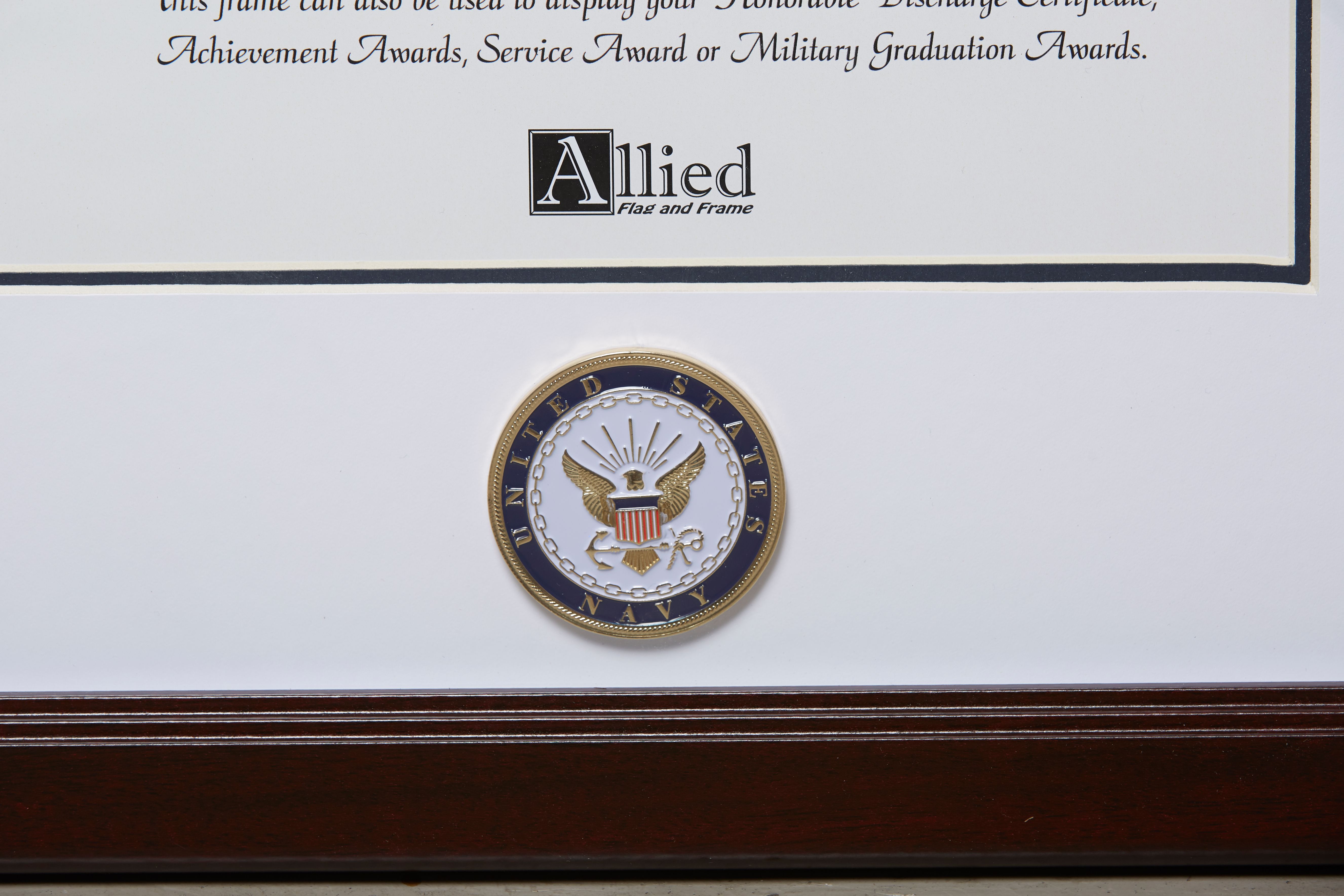 Allied Products Allied Frame Presidential Memorial Certificate Frame with 