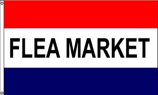 Flea Market Message Flag - 3' x 5' - Nylon