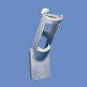 Aluminum Wall Shield Brackets - For 15/16" Pole Diameter - 25 Degree Angle
