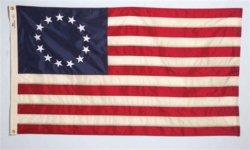 3x5 FT NYLON PRINT US AMERICAN BETSY ROSS 13 STAR USA HISTORIC FLAG ROUGH TEX ®