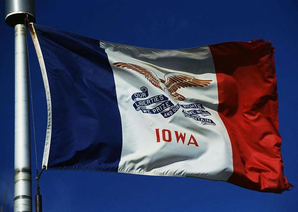 State of Iowa Flag