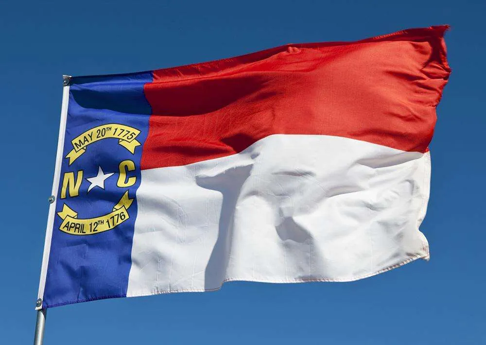 thumbnail image 2 of North Carolina State Flag – 2x3ft Polyester, NC Flag For House Or Outdoor 2 of 6