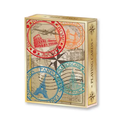 World Travel Standard Index Playing Cards Deck