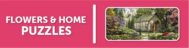 Flowers & Home Puzzles Category Banner