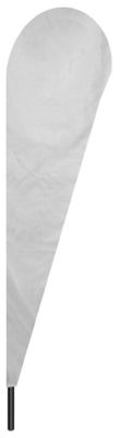 White Teardrop Flag - 10' x 30" - Nylon