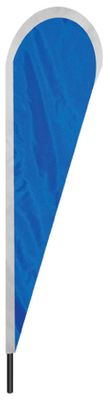 Royal Blue Teardrop Flag - 10' x 30" - Nylon