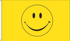 Smiley Face Flag - 3' x 5' - Nylon