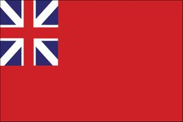British Red Ensign Stick Flag - 4" x 6" - Endura-Gloss