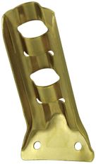 Stamped Steel Flag Pole Bracket - For 1/2" Pole Diameter - Gold