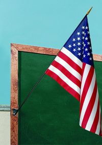 U.S. Classroom Flag - 24 x 36 - Printed Polyester - 48 Wood Staff