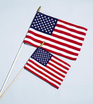 American Handheld Stick Flag -  Cotton Hemmed US Flag 8x12