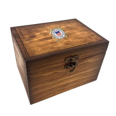 Coast Guard Medallion Keepsake Box