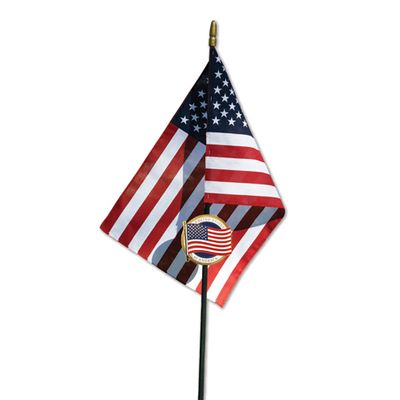 U.S. Flag Veteran Memorial Grave Marker