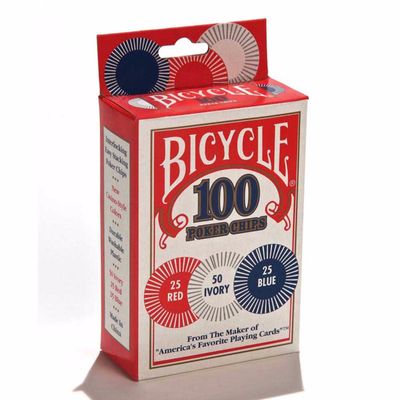 Bicycle 2 Gram Plastic Poker Chips Playing Cards Accessory