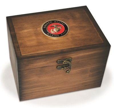 Marines Medallion Keepsake Box