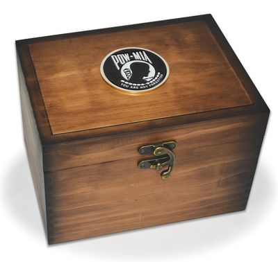 POW/MIA Medallion Keepsake Box