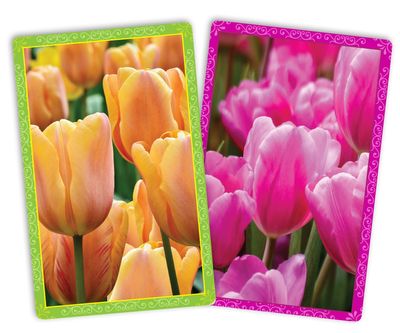 Spring Tulips Jumbo Index Playing Cards