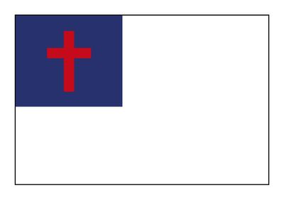 Christian Outdoor Flag - 3 x 5 - Nylon