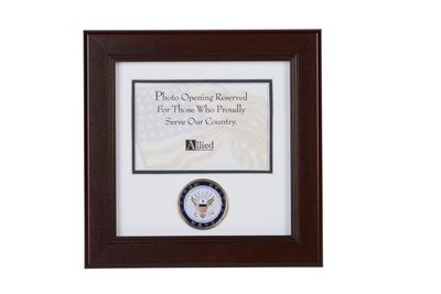 U.S. Navy Medallion 4-Inch by 6-Inch Landscape Picture Frame