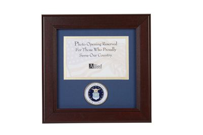 U.S. Air Force Medallion 4-Inch by 6-Inch Landscape Picture Frame