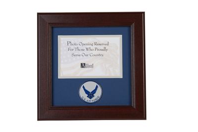 Aim High Air Force Medallion 4-Inch by 6-Inch Landscape Picture Frame