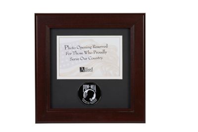 POW MIA Medallion 4-Inch by 6-Inch Landscape Picture Frame