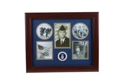 U.S. Air Force Medallion 5 Picture Collage Frame