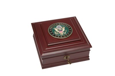 U.S. Army Medallion Desktop Box