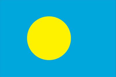 Palau World Flag