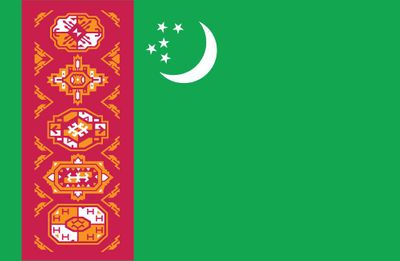 Turkmenistan World Flag