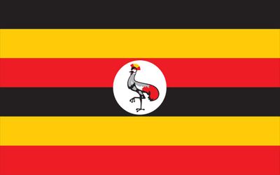 Uganda World Flag