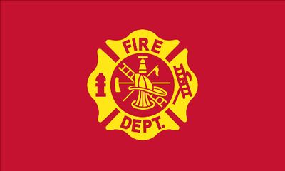 Fire Department Flag - 3' x 5' - Nylon