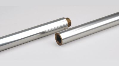 Silver Aluminum Indoor Flagpole - 8 Length 1 Diameter