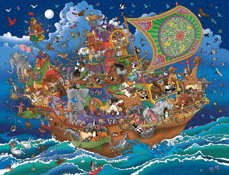 Noah S Ark Adventure 400 Piece Jigsaw Puzzle