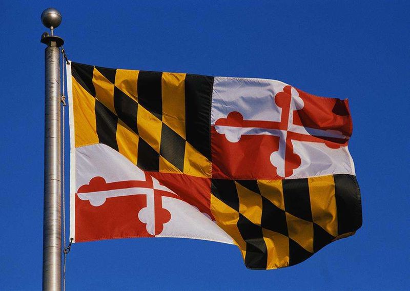 Maryland State Flags Nylon Polyester 2 X 3 To 5 X 8 