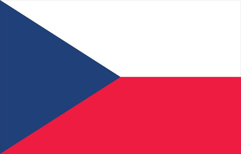 Large Czech Republic Flag 5ft x 3ft Sport Olympics Football w Eyelets 