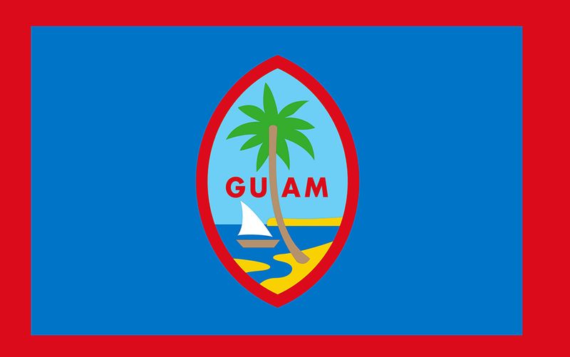 Guam flag 4 x 6 inch
