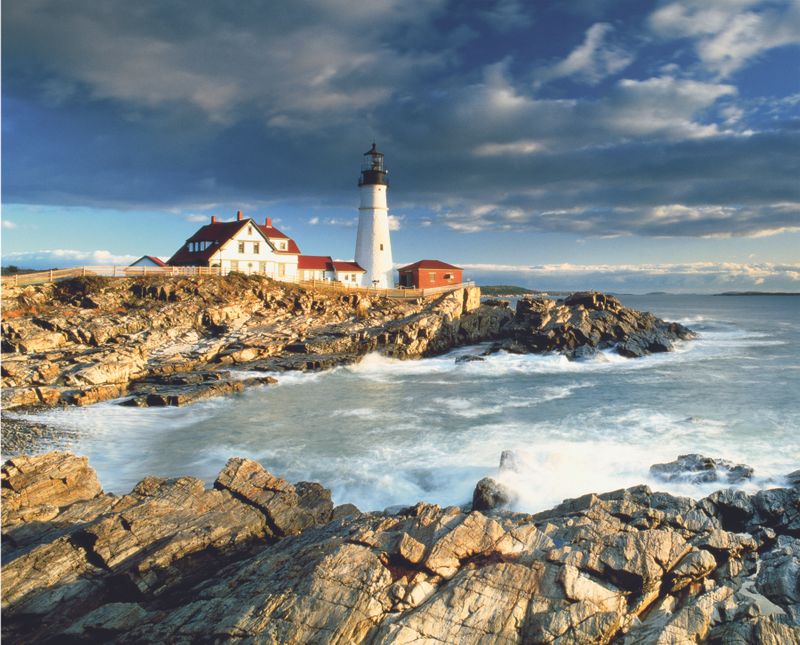 Springbok Puzzle Lighthouse Portland Head Maine 24x30 1000 PC for sale online